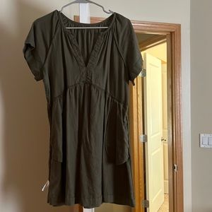 Medium olive green dress worn once